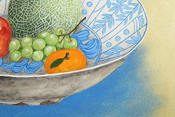 Amazon.co.jp: 真作 五十川昇乗 日本画「静物」画寸 10号 岐阜県出身